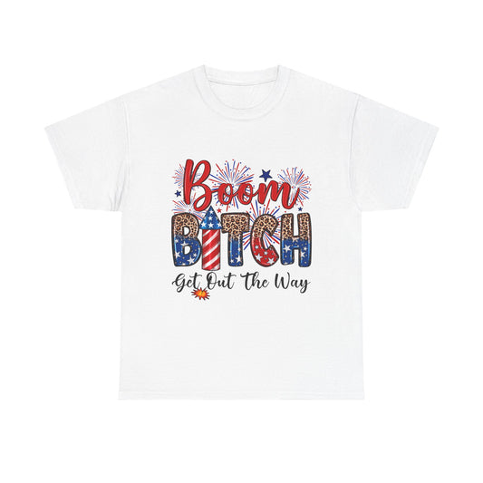 Boom Bitch Patriotic Graphic Tee