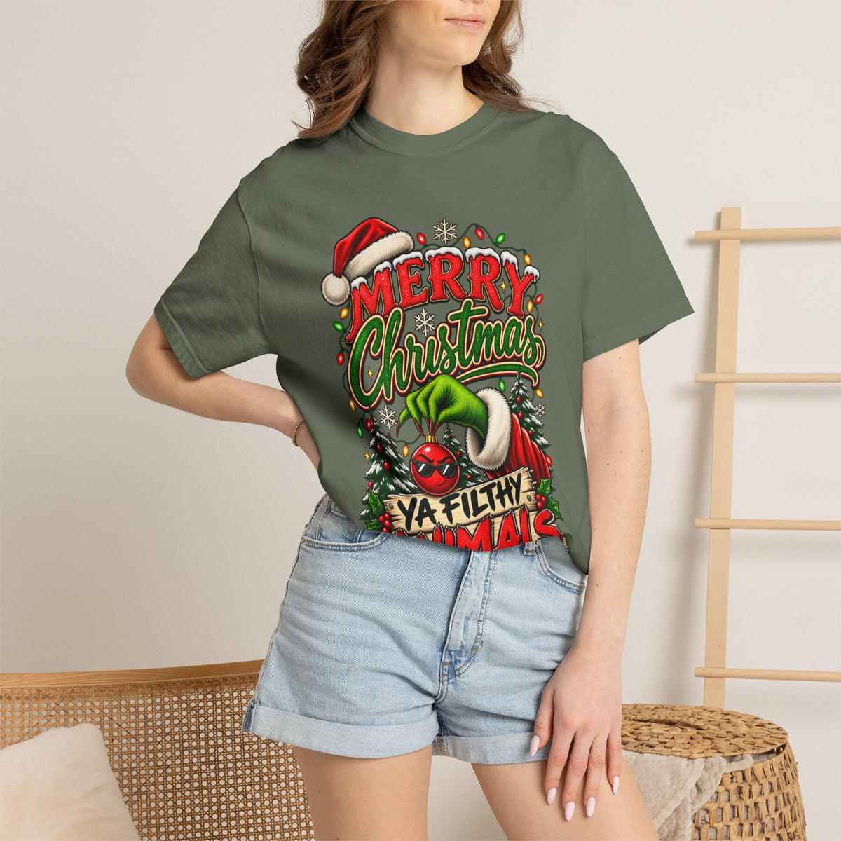 Merry Christmas Ya Filthy Animals T-Shirt