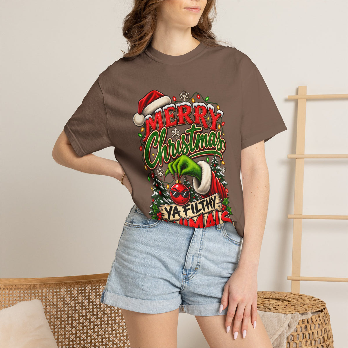 Merry Christmas Ya Filthy Animals T-Shirt