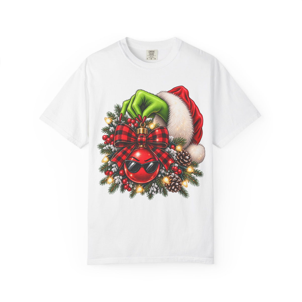 Holiday Grinch Wreath T-Shirt