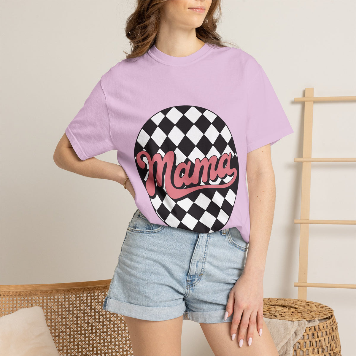 Mama Checkerboard T-Shirt