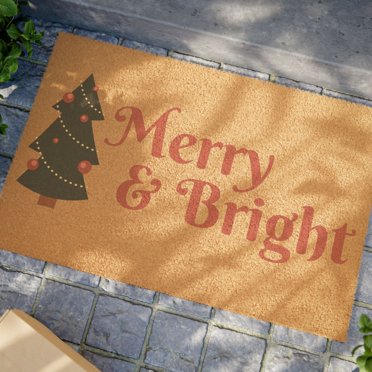 Doormat — Merry & Bright Christmas Welcome Mat
