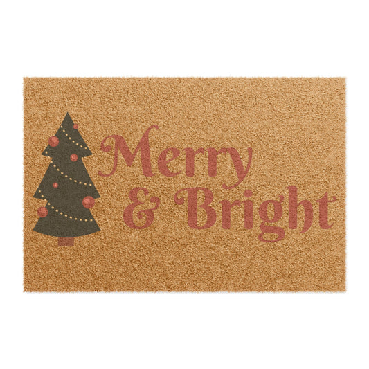 Doormat — Merry & Bright Christmas Welcome Mat