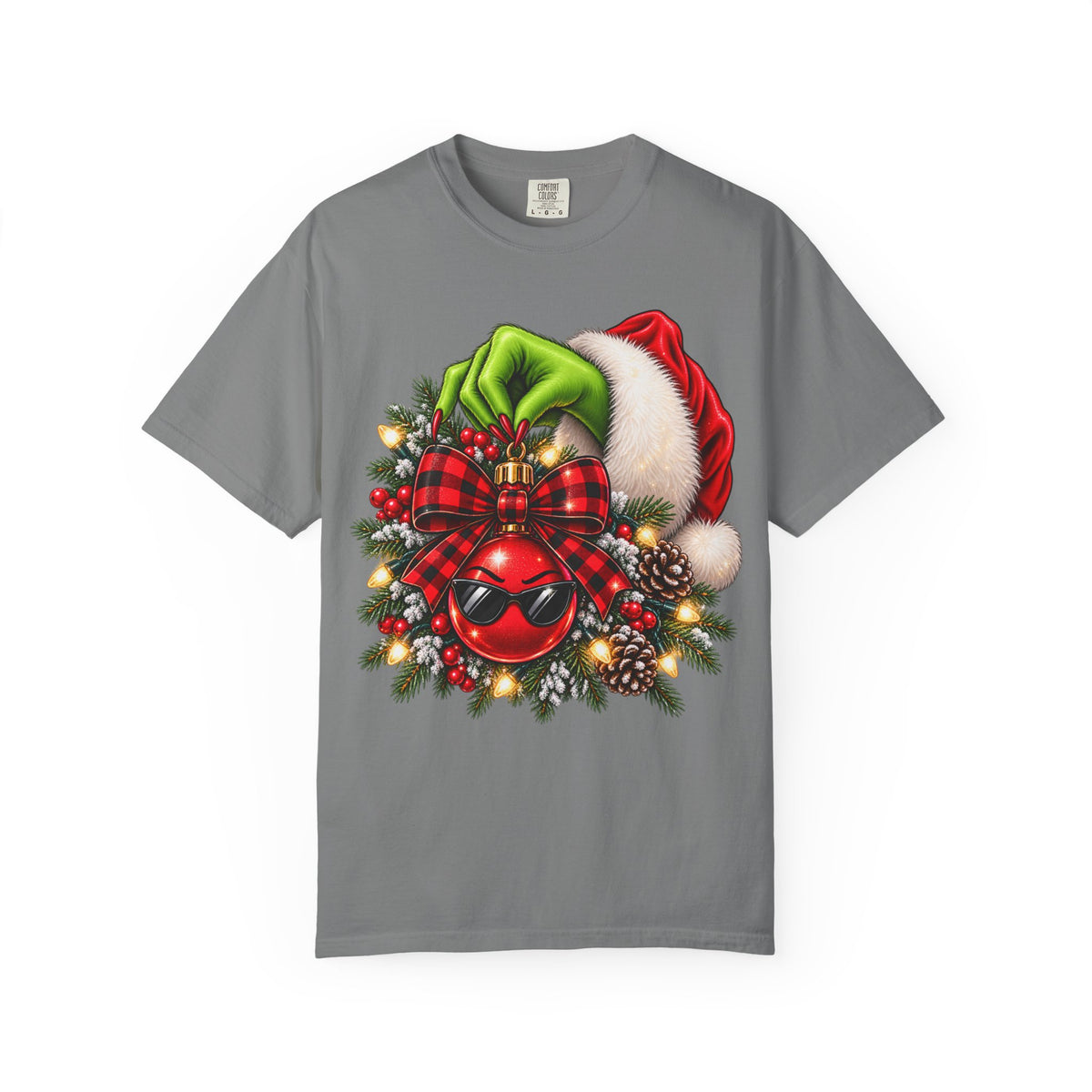 Holiday Grinch Wreath T-Shirt