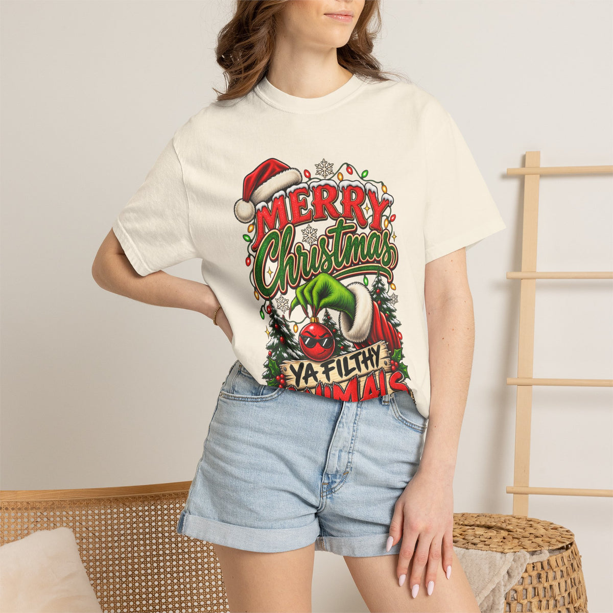 Merry Christmas Ya Filthy Animals T-Shirt