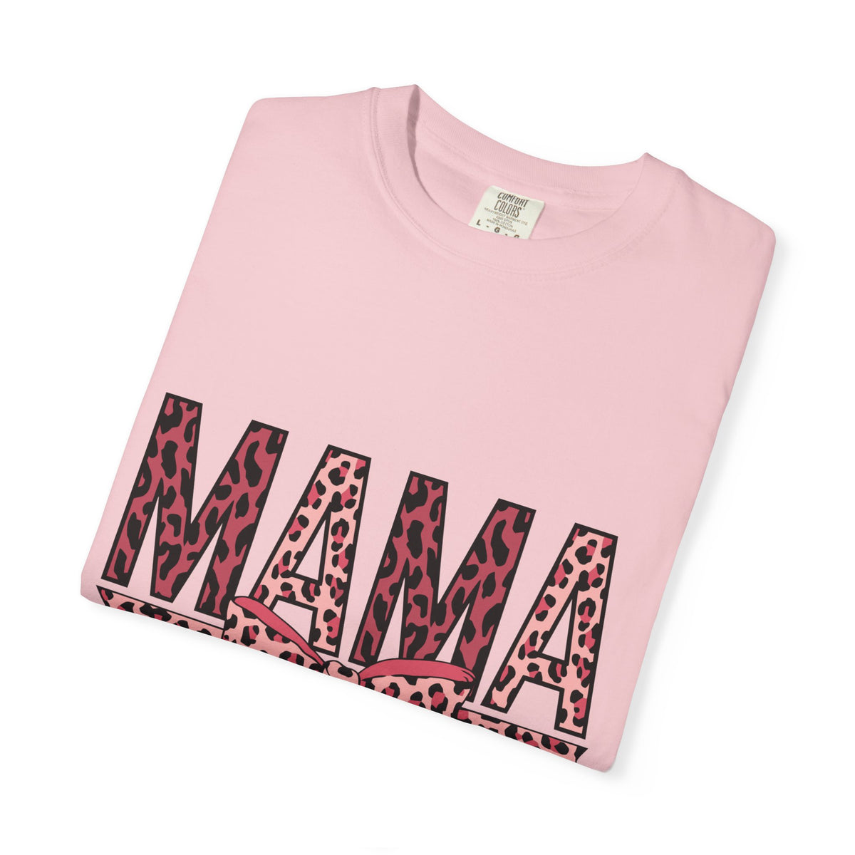 Mama Leopard Bow T-Shirt