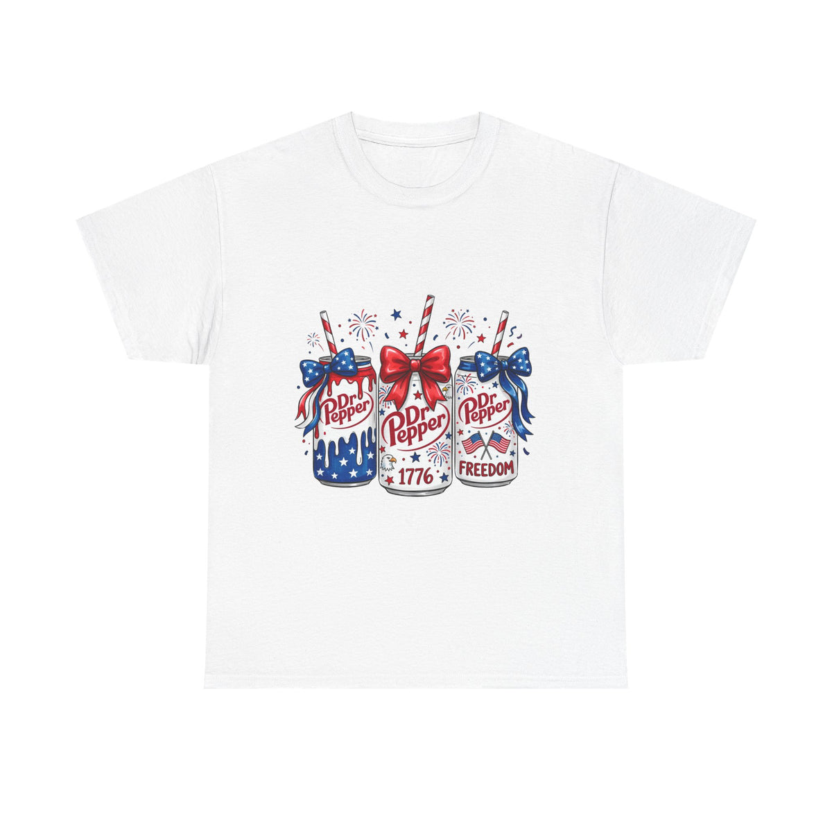 Patriotic Dr Pepper Cups Tee