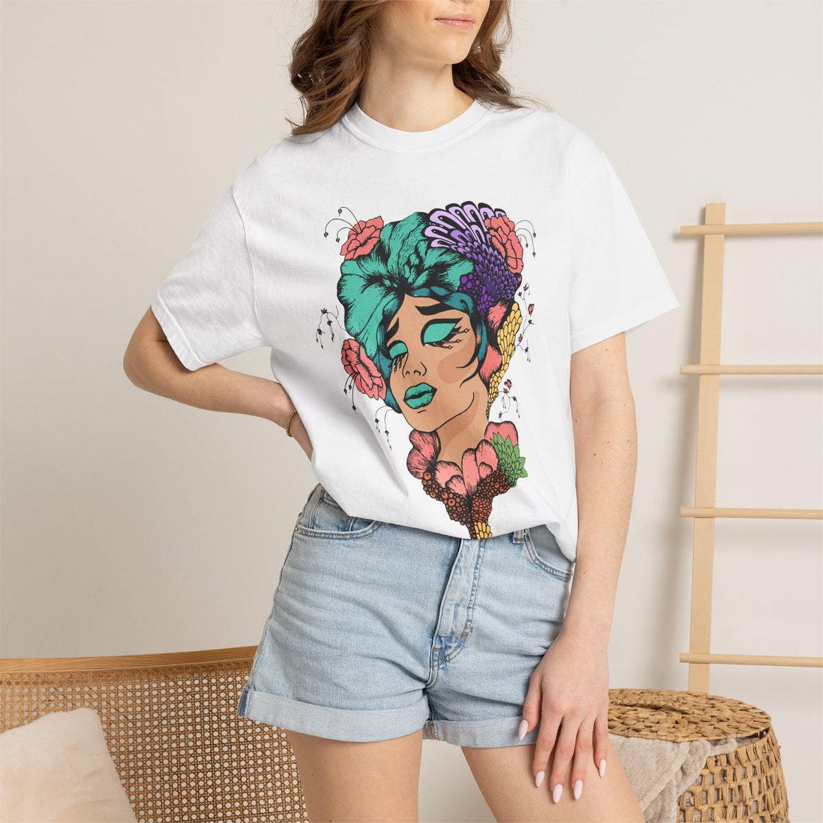 Floral Muse Graphic T-Shirt