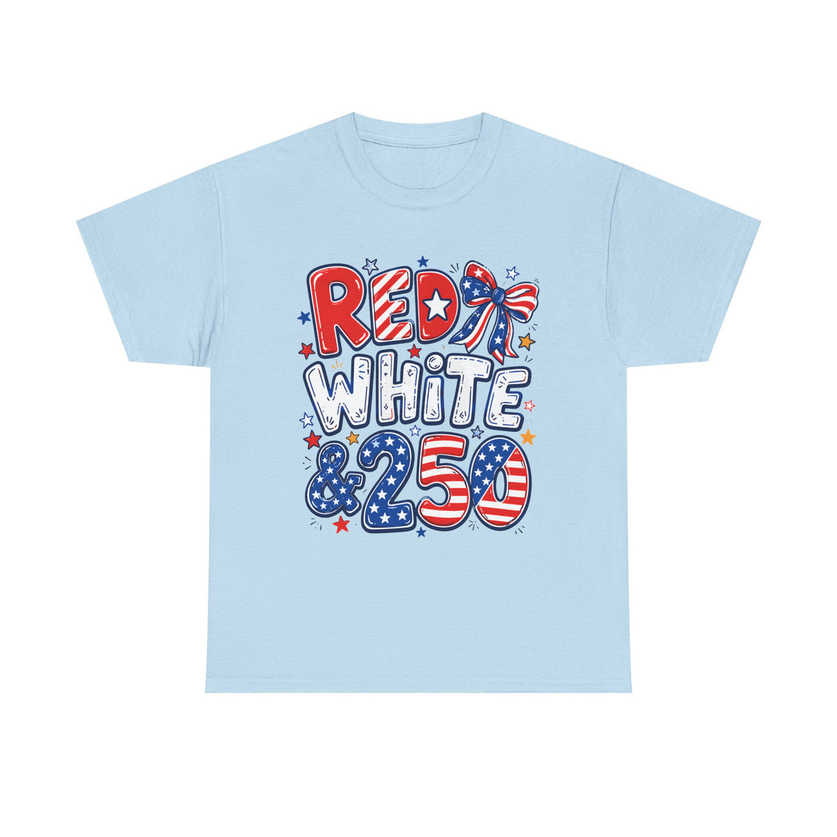 Patriotic "Red White & 2.50" Graphic Tee — 4th of July USA Stars & Stripes T-Shirt