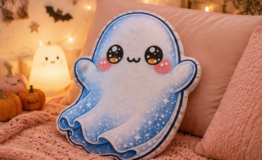 Kawaii Ghost Pillow