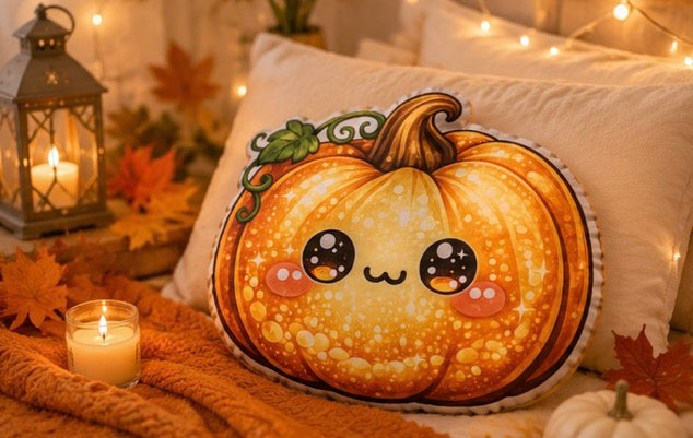 Cute pumpkin pillow